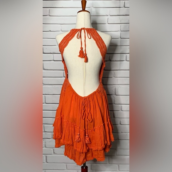 Free People 200 Degrees Lace Embellished Mini Dress - Picture 7 of 10